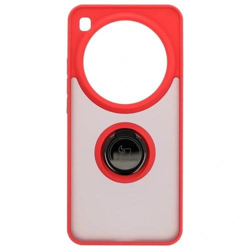 Kup Husa Bizon Case Hybrid Ring Xiaomi 15 Ultra fumurie cu un cadru roșu - BIZ9465 - {ean13} - Sklep Home Screen