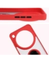 Kup Husa Bizon Case Hybrid Ring Xiaomi 15 Ultra fumurie cu un cadru roșu - BIZ9465 - {ean13} - Sklep Home Screen