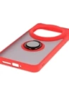 Kup Husa Bizon Case Hybrid Ring Xiaomi 15 Ultra fumurie cu un cadru roșu - BIZ9465 - {ean13} - Sklep Home Screen