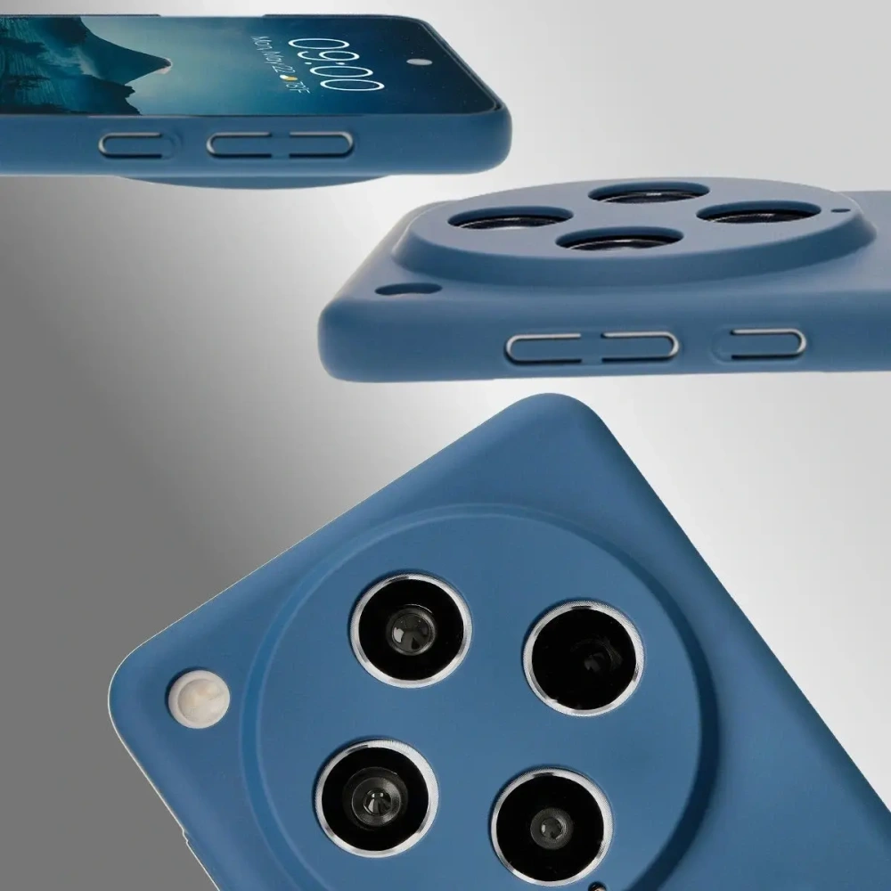 Etui Bizon Case Łupka do Oppo Find X8 Pro niebieskie