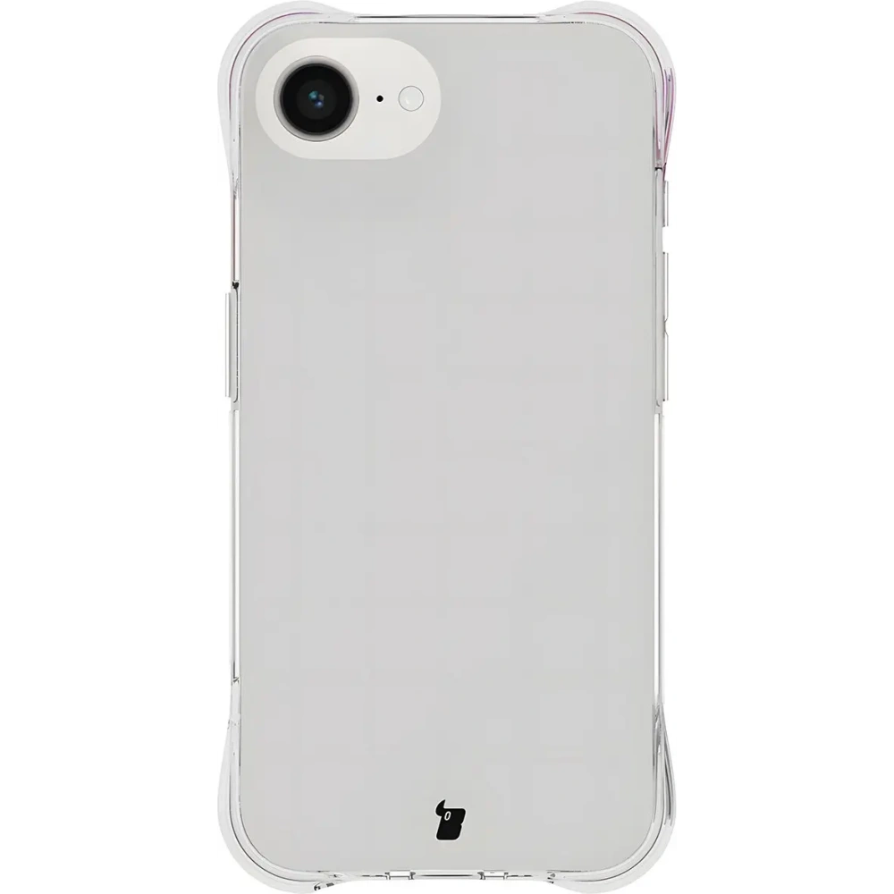 Etui + 2x szkło na ekran + 1x szkło na obiektyw Bizon Case Clear Pack do Apple iPhone 16e