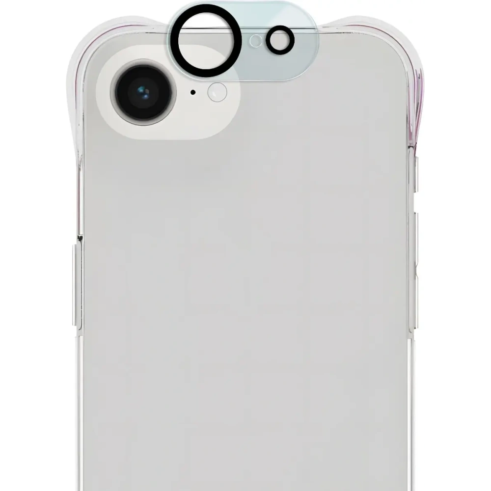 Etui + 2x szkło na ekran + 1x szkło na obiektyw Bizon Case Clear Pack do Apple iPhone 16e