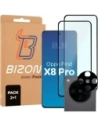 Bizon Edge 2 Csomag 2x edzett üveg + 1x lencsevédő Oppo Find X8 Prohoz