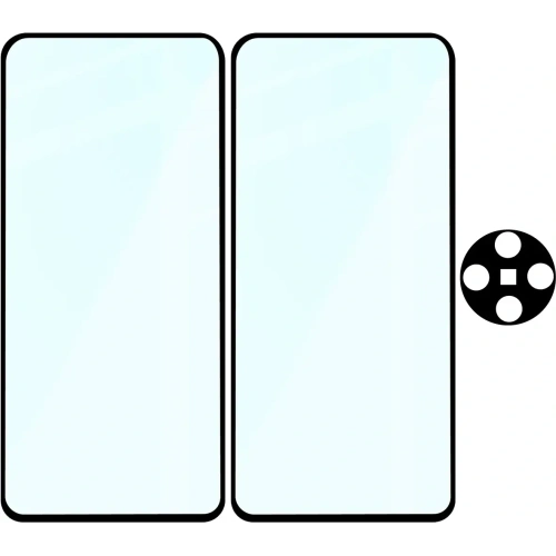 Kup Bizon Edge 2 Pack 2x gehärtetes Glas + 1x Linsenschutz für Oppo Find X8 Pro - BIZ9471 - {ean13} - Sklep Home Screen