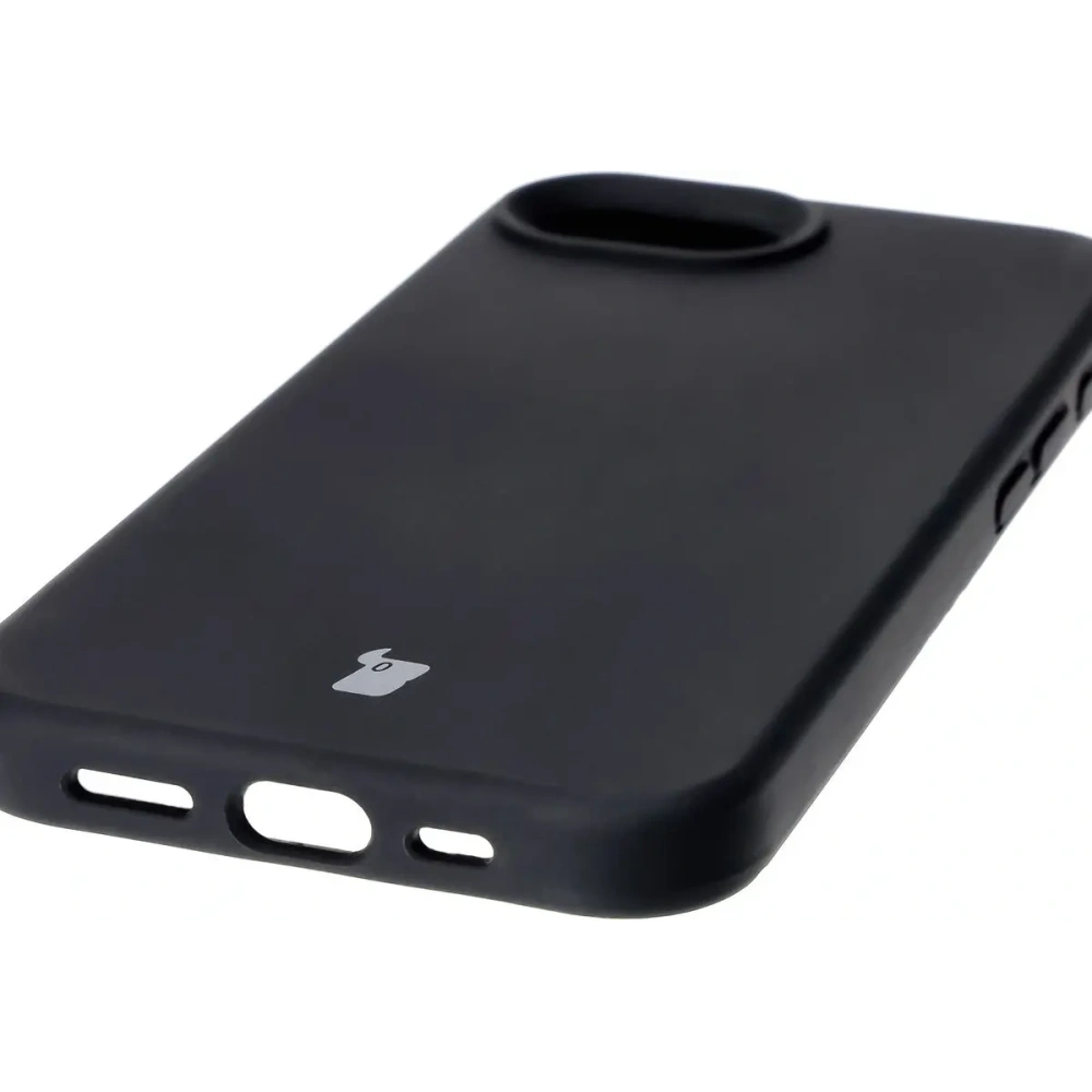 Silikonowe etui Bizon Soft Case do Apple iPhone 16e czarne