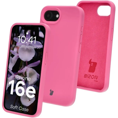 Kup Bizon Soft Case Apple iPhone 16e fuchsia - BIZ9474 - {ean13} - Sklep Home Screen