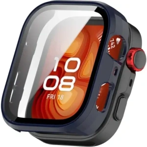Kup Etui ze szkłem do zegarka Bizon Case+Glass Watch do Huawei Watch Fit 4 Pro niebieskie - BIZ9475 - {ean13} - Sklep Home Screen