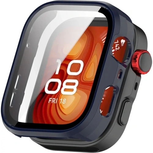 Kup Bizon Case+Üveg Óra Huawei Watch Fit 4 Pro kék - BIZ9475 - {ean13} - Sklep Home Screen