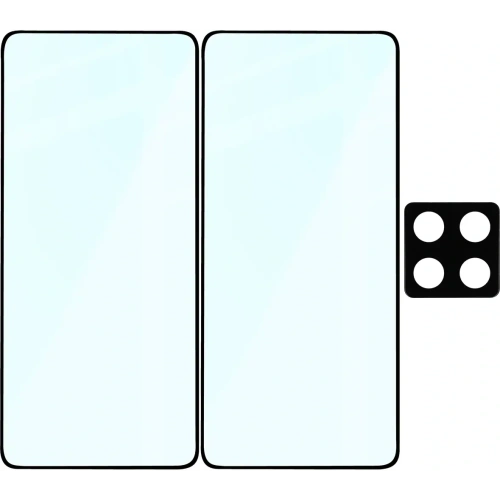 Kup Bizon Edge 2 Pack 2x gehärtetes Glas + 1x Linsenschutz für Xiaomi 14T Pro - BIZ9477 - {ean13} - Sklep Home Screen