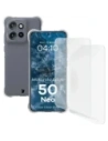 Bizon Case Clear Pack case + 2x screen glass Motorola Edge 50 Neo