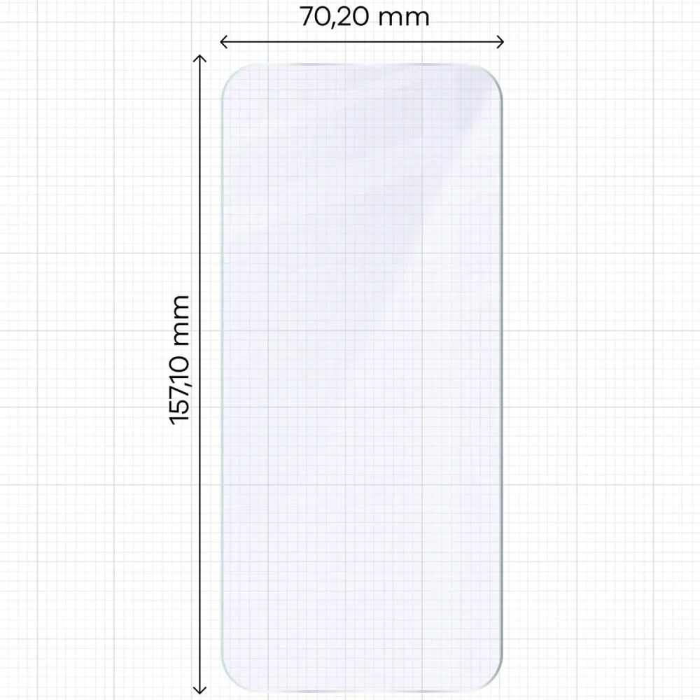 Elastyczne szkło hybrydowe Bizon Glass Mule do Honor 400 Pro