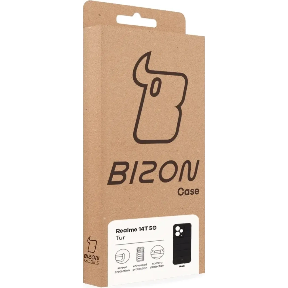 Pancerne etui Bizon Case Tur do Realme 14T 5G czarne