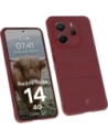 Bizon Case Tur Xiaomi Redmi Note 14 4G burgunderrot