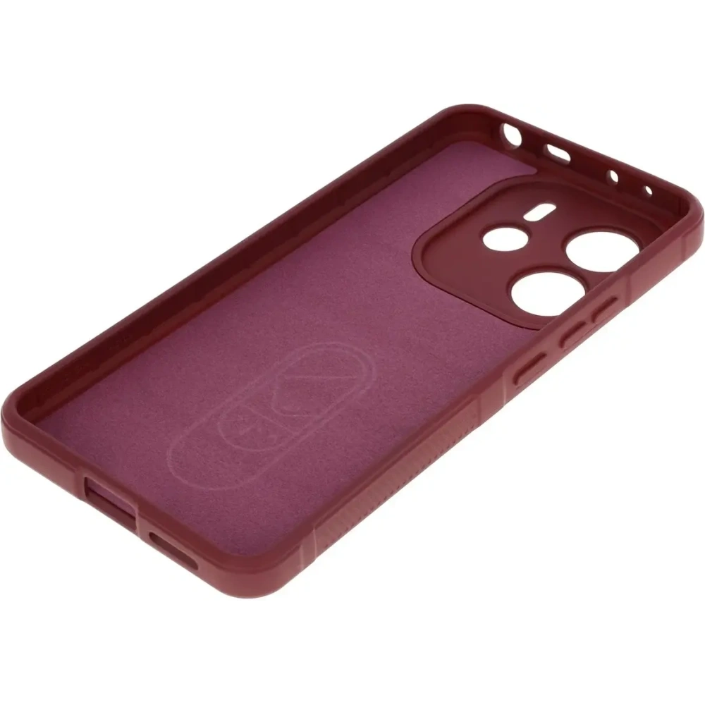 Pancerne etui Bizon Case Tur do Xiaomi Redmi Note 14 4G burgundowe