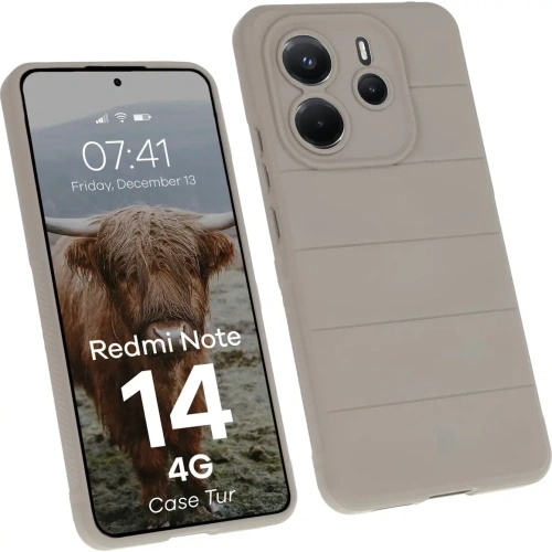 Kup Bizon Case Tur Xiaomi Redmi Note 14 4G hellgrau - BIZ9485 - {ean13} - Sklep Home Screen