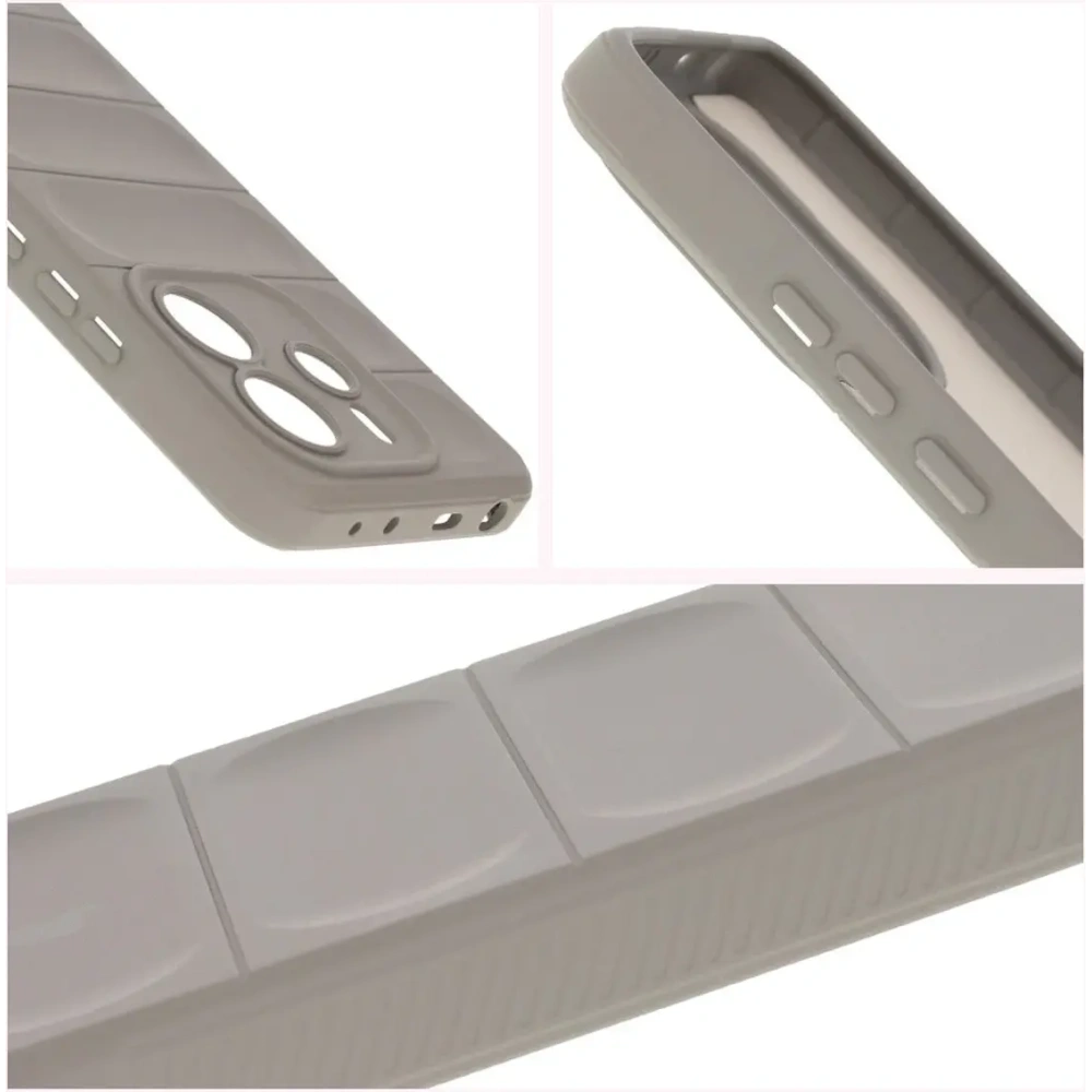 Pancerne etui Bizon Case Tur do Xiaomi Redmi Note 14 4G jasnoszare