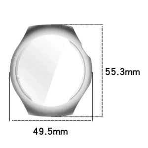 Kup Etui z osłoną ekranu Bizon Case Watch Felipe do Huawei Watch 5 46mm srebrne - BIZ9486 - {ean13} - Sklep Home Screen