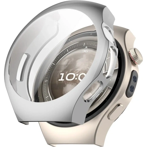Kup Etui z osłoną ekranu Bizon Case Watch Felipe do Huawei Watch 5 46mm srebrne - BIZ9486 - {ean13} - Sklep Home Screen