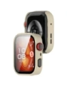 Bizon Case+Üveg Óra Huawei Watch Fit 4 Pro bézs