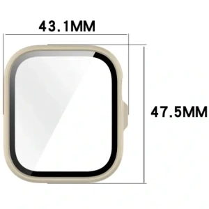 Kup Etui ze szkłem do zegarka Bizon Case+Glass Watch do Huawei Watch Fit 4 Pro beżowe - BIZ9487 - {ean13} - Sklep Home Screen
