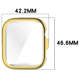Kup Etui z osłoną ekranu Bizon Case Watch Felipe do Huawei Watch Fit 4 Pro złote - BIZ9489 - {ean13} - Sklep Home Screen
