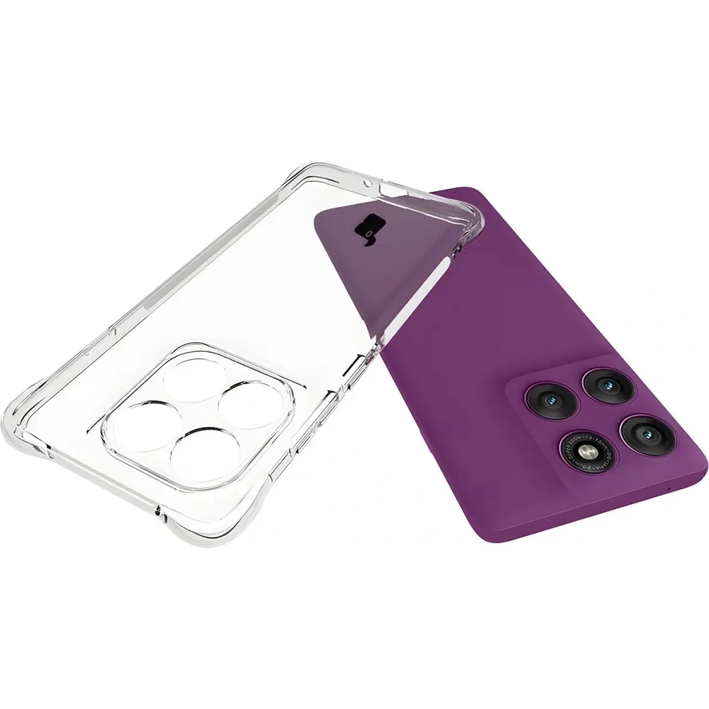 Elastyczne etui Bizon Case Salpa do Motorola Edge 60 Pro przezroczyste