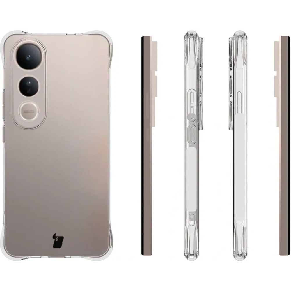 Elastyczne etui Bizon Case Salpa do Vivo V50 Lite 4G / 5G przezroczyste