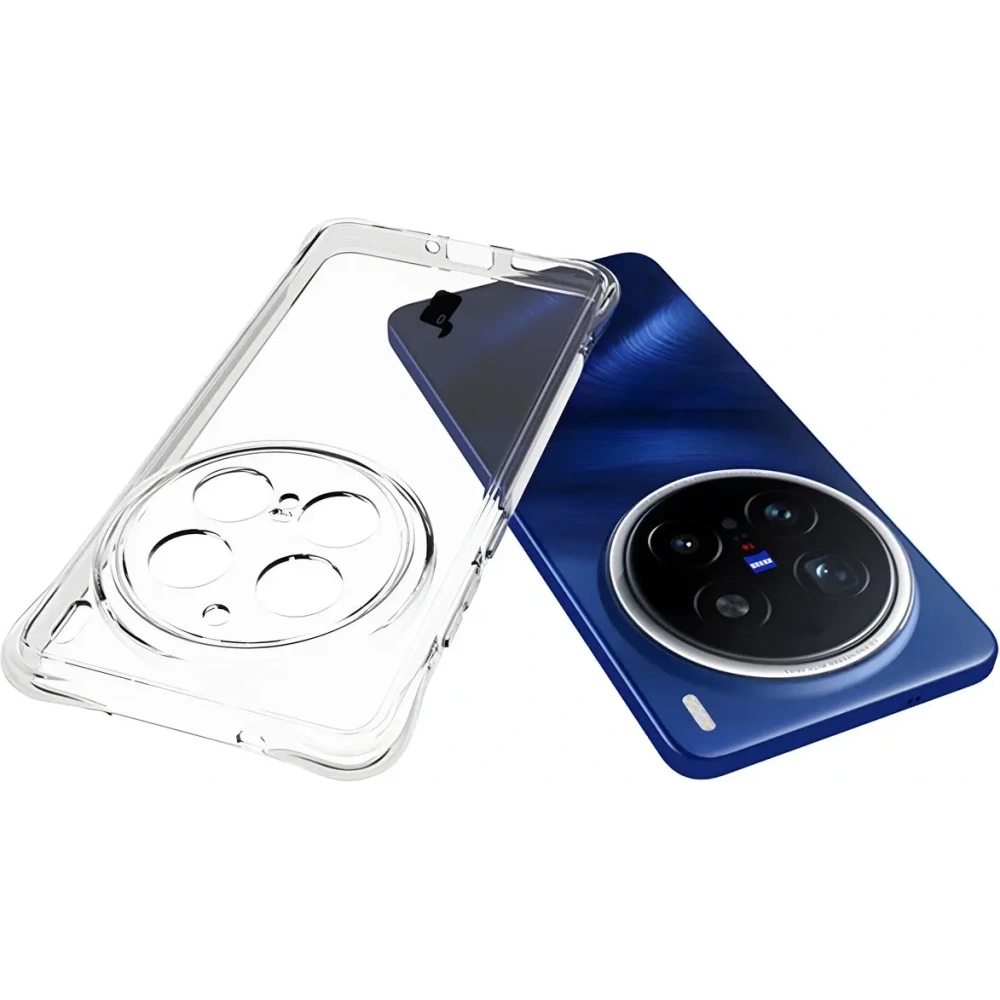 Elastyczne etui Bizon Case Salpa do Vivo X200 Pro przezroczyste