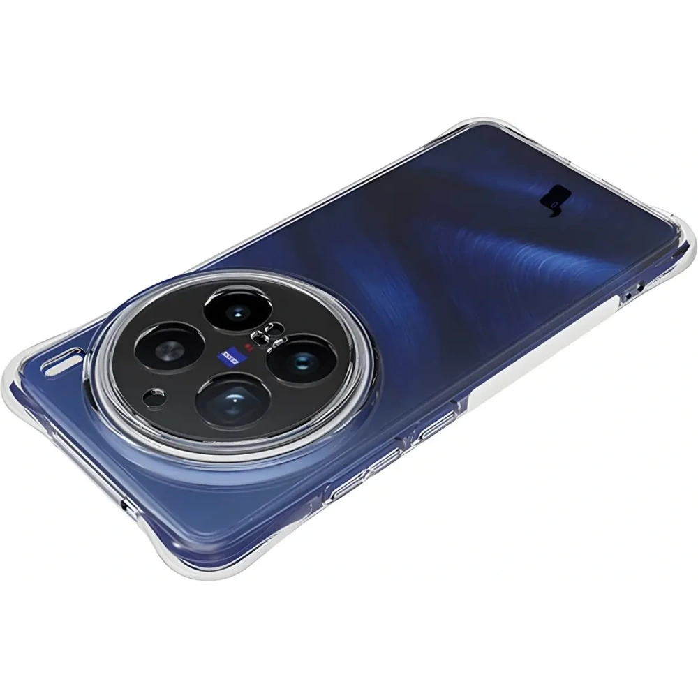 Elastyczne etui Bizon Case Salpa do Vivo X200 Pro przezroczyste