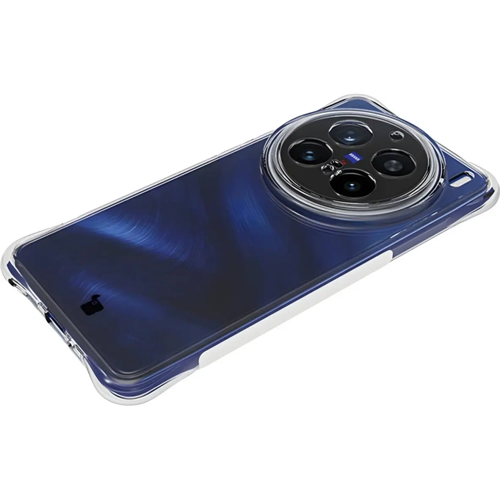 Elastyczne etui Bizon Case Salpa do Vivo X200 Pro przezroczyste