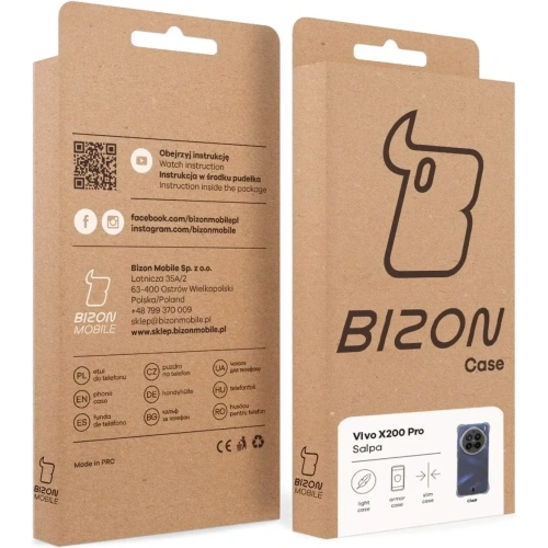 Kup Elastyczne etui Bizon Case Salpa do Vivo X200 Pro przezroczyste - BIZ9493 - {ean13} - Sklep Home Screen