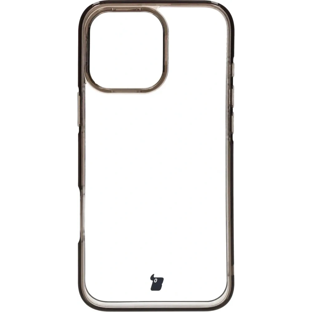 Etui Bizon Case Halo do Apple iPhone 16 Pro Max przydymione-czarne