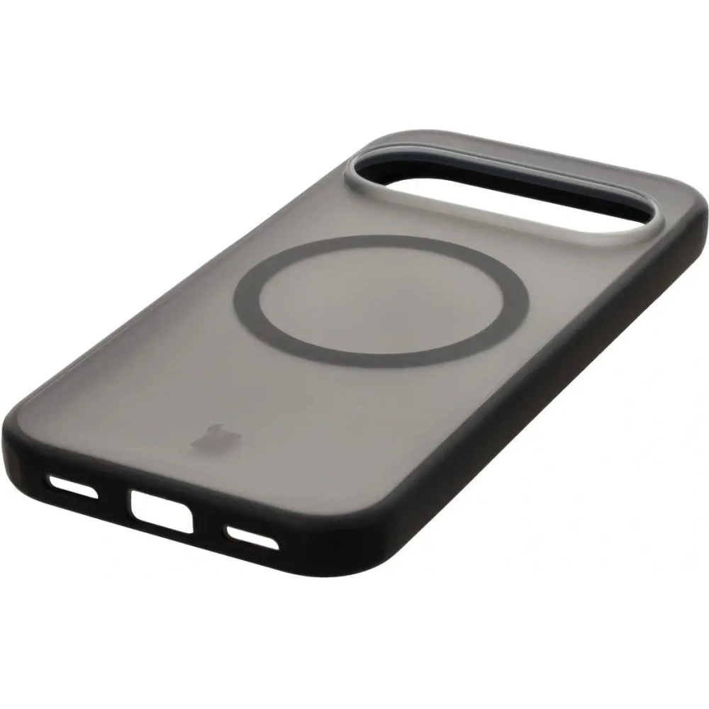 Etui z pierścieniem magnetycznym Bizon Case MatteO do Pixel 10 / 10 Pro przydymione-czarne