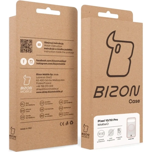 Kup Husa Bizon Case MatteO Magnetic pentru Pixel 10 / 10 Pro roz fumuriu - BIZ9499 - {ean13} - Sklep Home Screen
