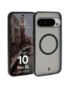 Etui z pierścieniem magnetycznym Bizon Case MatteO do Pixel 10 Pro XL przydymione-czarne