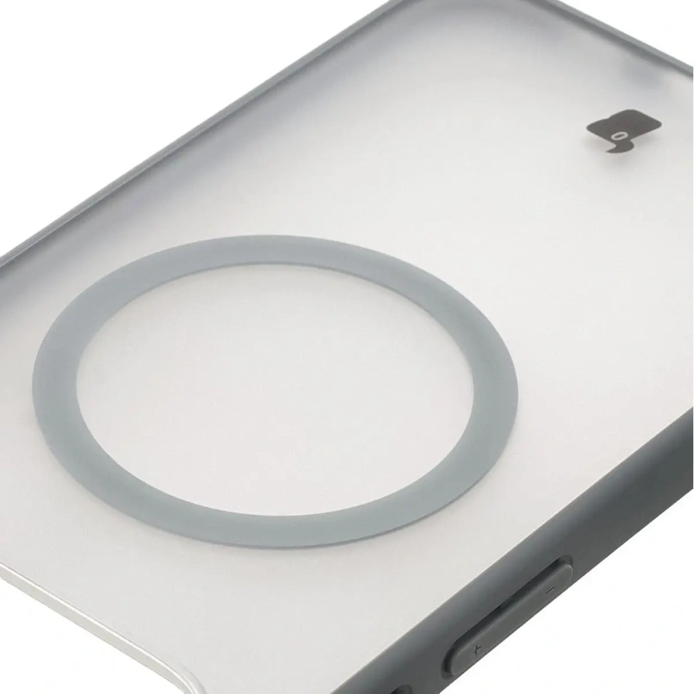 Etui z pierścieniem magnetycznym Bizon Case MatteO do Pixel 10 Pro XL przydymione-szare