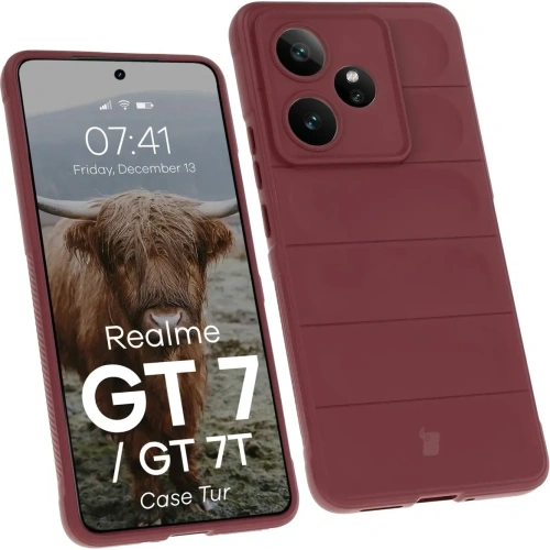 Kup Bizon Case Tur Realme GT 7 / 7T burgunderrot - BIZ9507 - {ean13} - Sklep Home Screen