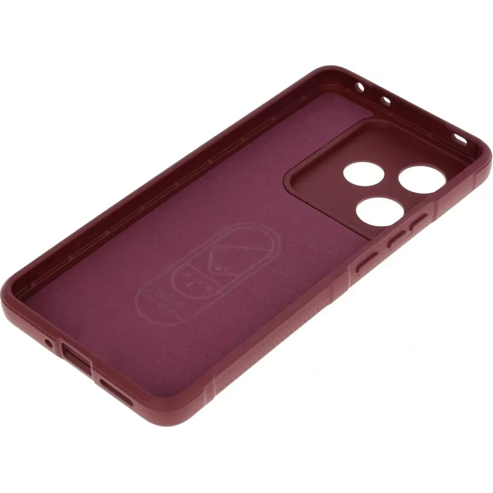 Pancerne etui Bizon Case Tur do Realme GT 7 / 7T burgundowe