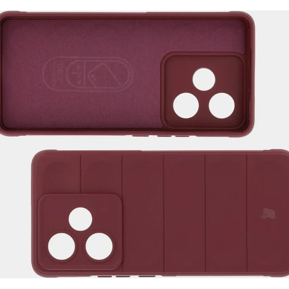 Pancerne etui Bizon Case Tur do Realme GT 7 / 7T burgundowe