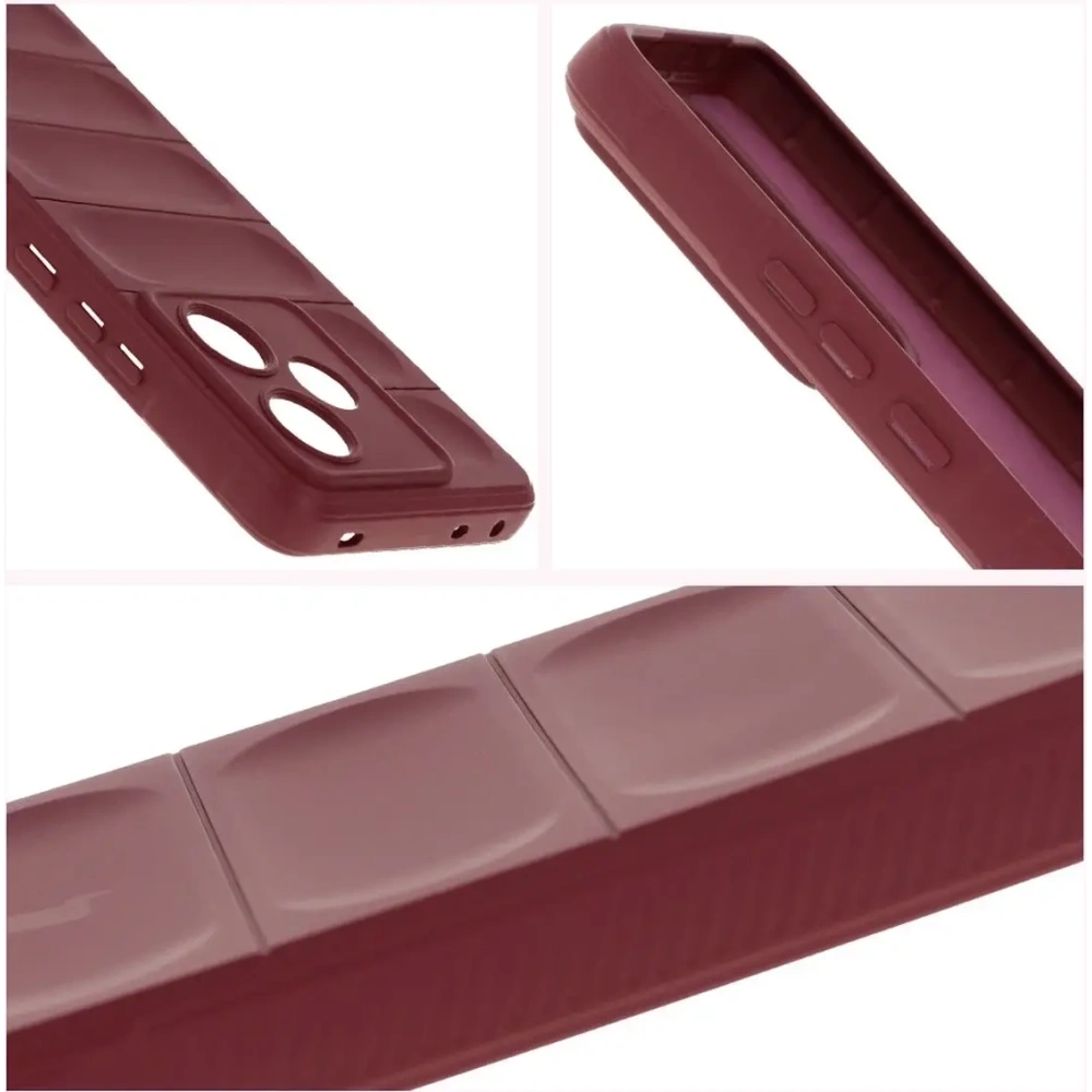 Pancerne etui Bizon Case Tur do Realme GT 7 / 7T burgundowe