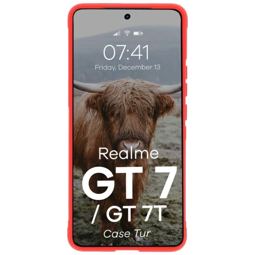 Buy Bizon Case Tur Realme GT 7 / 7T red - BIZ9509 - {ean13} - Home Screen Store Europe