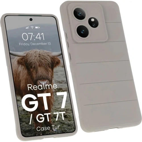 Kup Pancerne etui Bizon Case Tur do Realme GT 7 / 7T jasnoszare - BIZ9512 - {ean13} - Sklep Home Screen