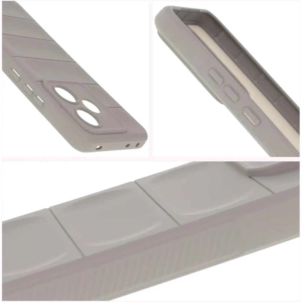 Pancerne etui Bizon Case Tur do Realme GT 7 / 7T jasnoszare