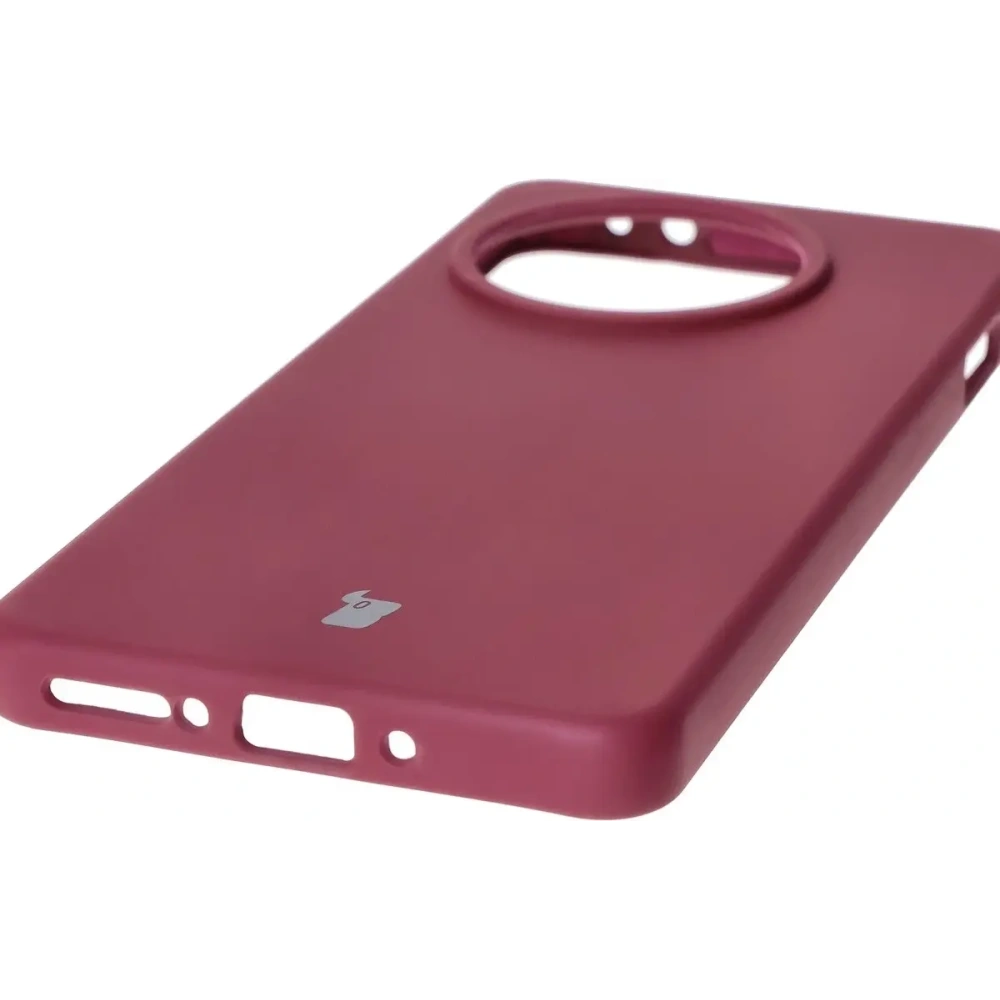 Silikonowe etui Bizon Soft Case do OnePlus 13R ciemnofioletowe