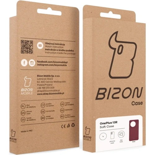 Kup Bizon Soft Case OnePlus 13R tmavě fialový - BIZ9513 - {ean13} - Sklep Home Screen