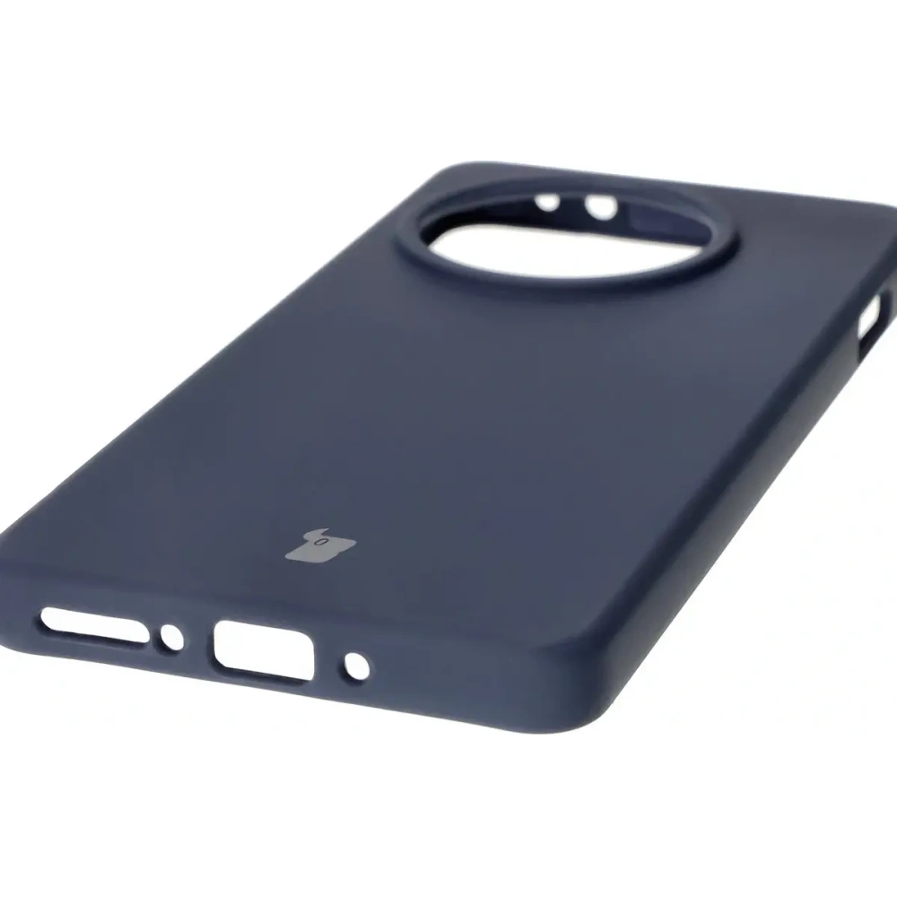 Silikonowe etui Bizon Soft Case do OnePlus 13R ciemnoniebieskie