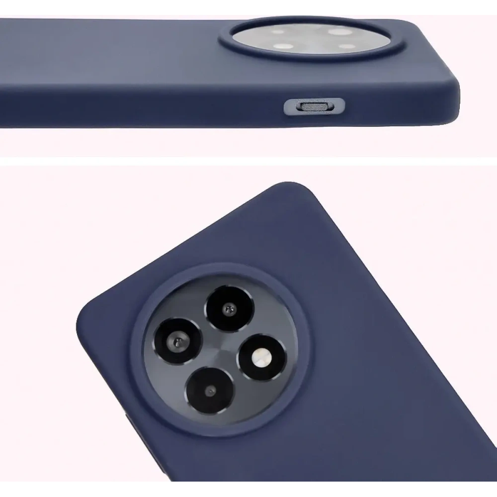 Silikonowe etui Bizon Soft Case do OnePlus 13R ciemnoniebieskie