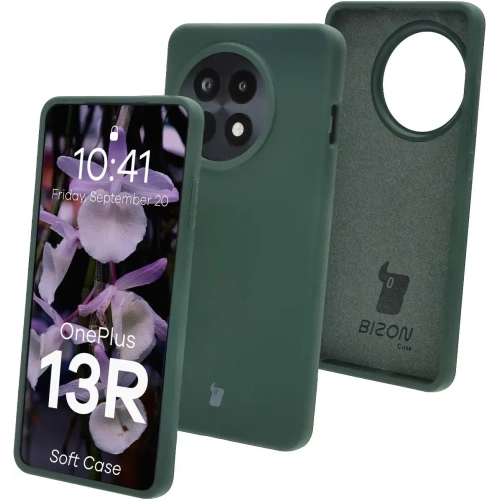 Kup Bizon Soft Case OnePlus 13R dunkelgrün - BIZ9515 - {ean13} - Sklep Home Screen