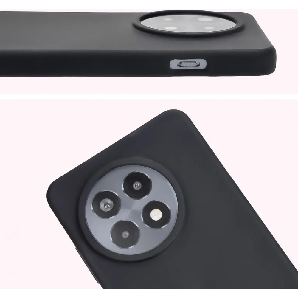 Silikonowe etui Bizon Soft Case do OnePlus 13R czarne