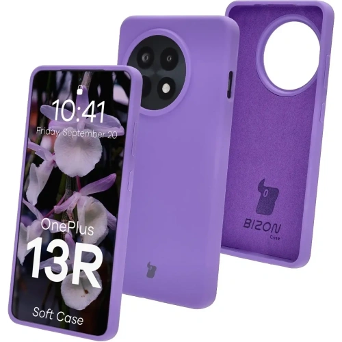 Kup Silikonowe etui Bizon Soft Case do OnePlus 13R fioletowe - BIZ9517 - {ean13} - Sklep Home Screen